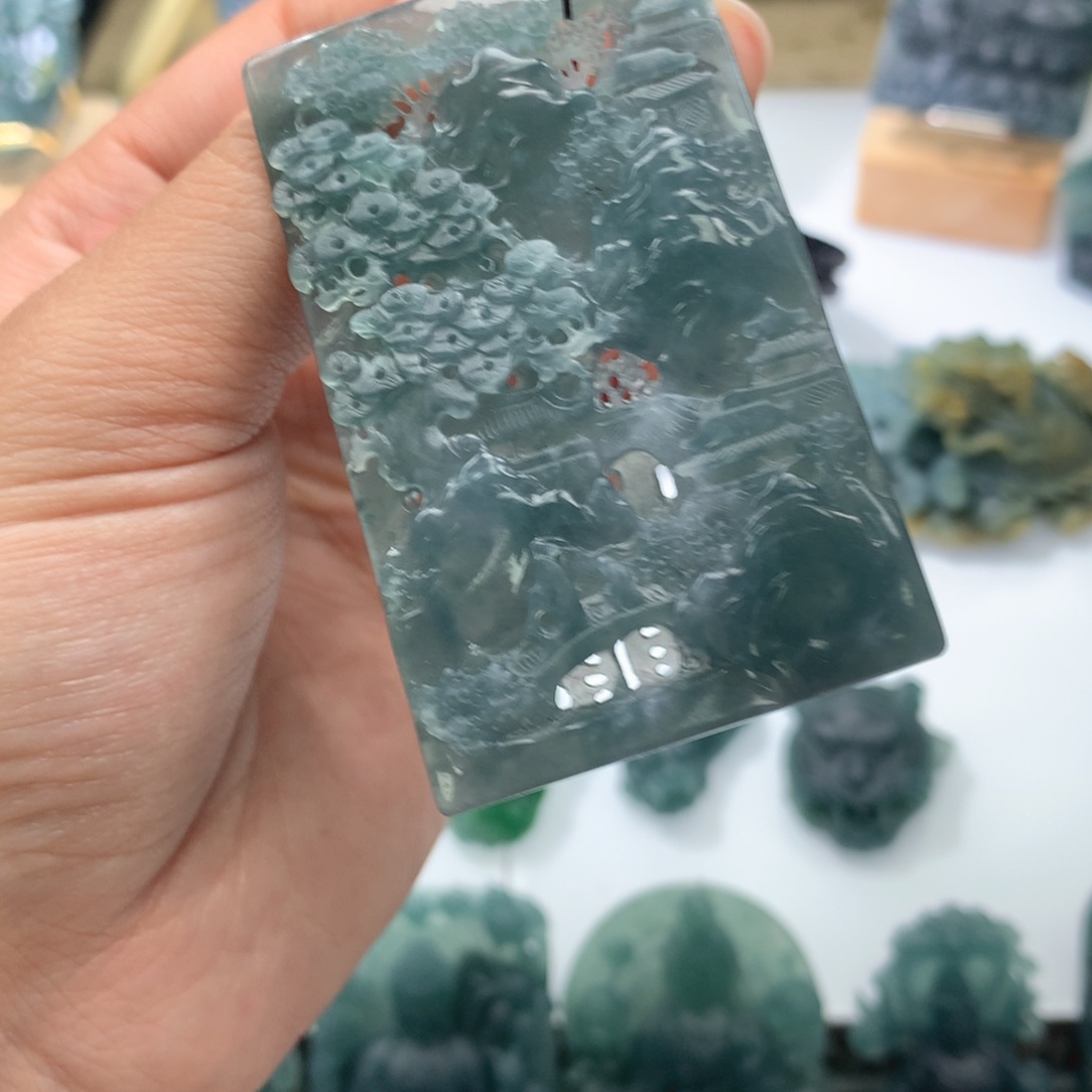 翡翠未镶嵌颈饰天然翡翠