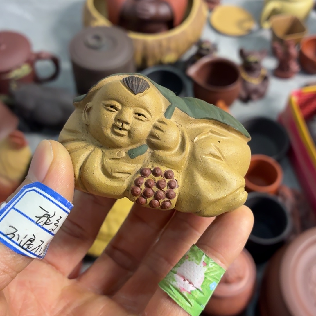 紫砂茶杯瑕疵不退不换介意勿拍