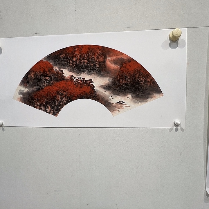 国画查建立老师山水作品