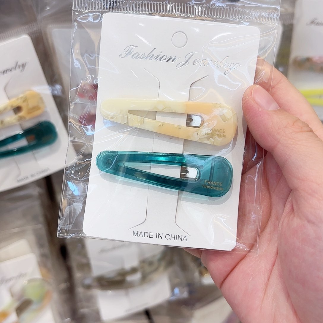 布艺非金属一对拜拜夹