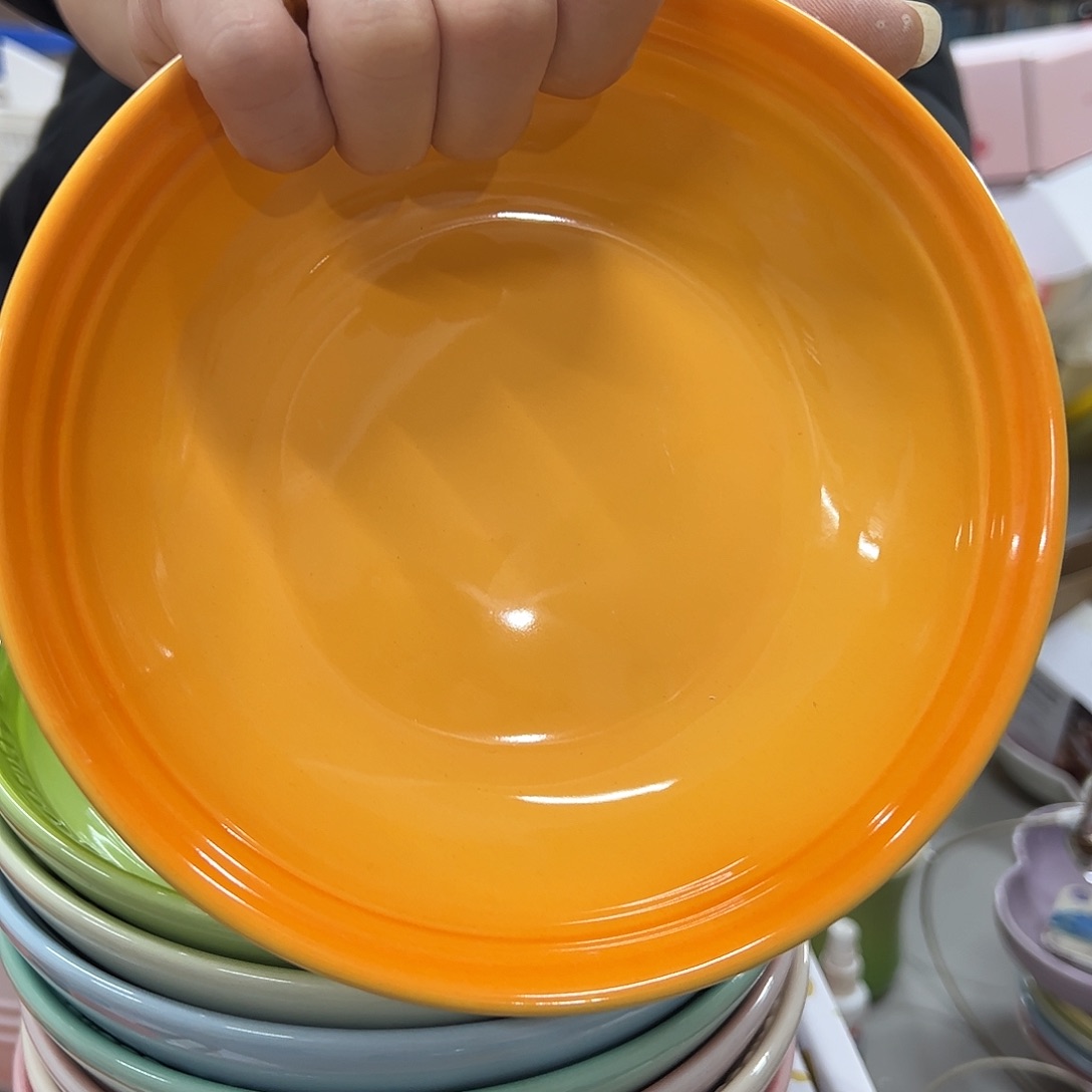 陶瓷南法橙燕麦碗