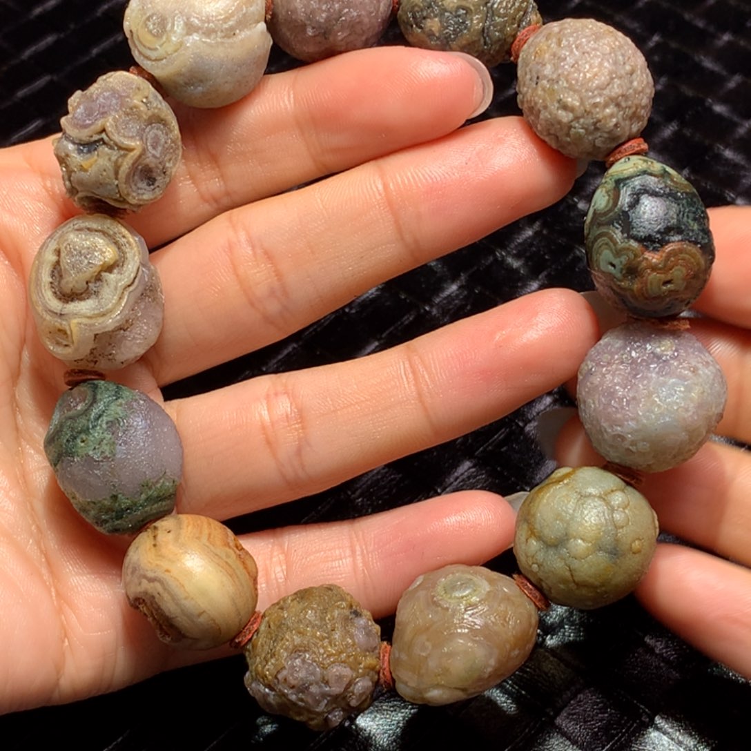 未镶嵌玛瑙/玉髓珠宝半成品