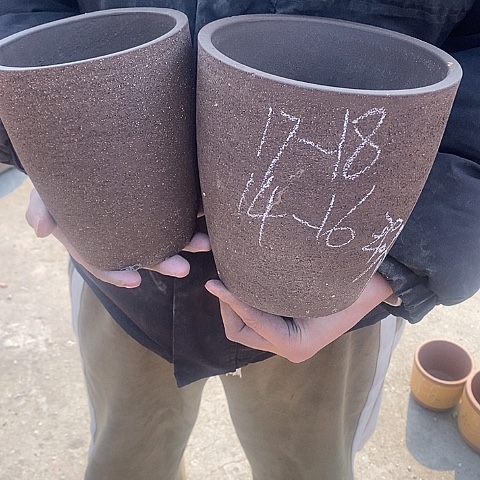 紫砂中国离心紫砂花盆，