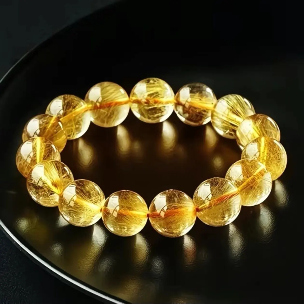 男女黄塔晶水晶手串
