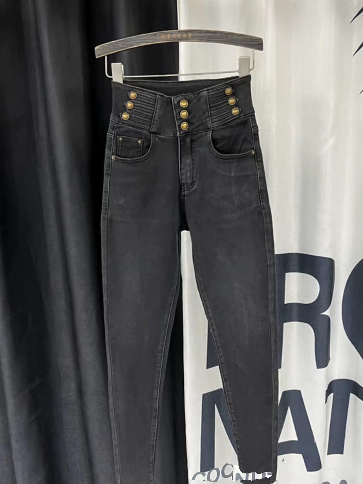 『 牛仔裤S 』显瘦气质洋气潮流百搭设计时尚牛仔裤T24-T27