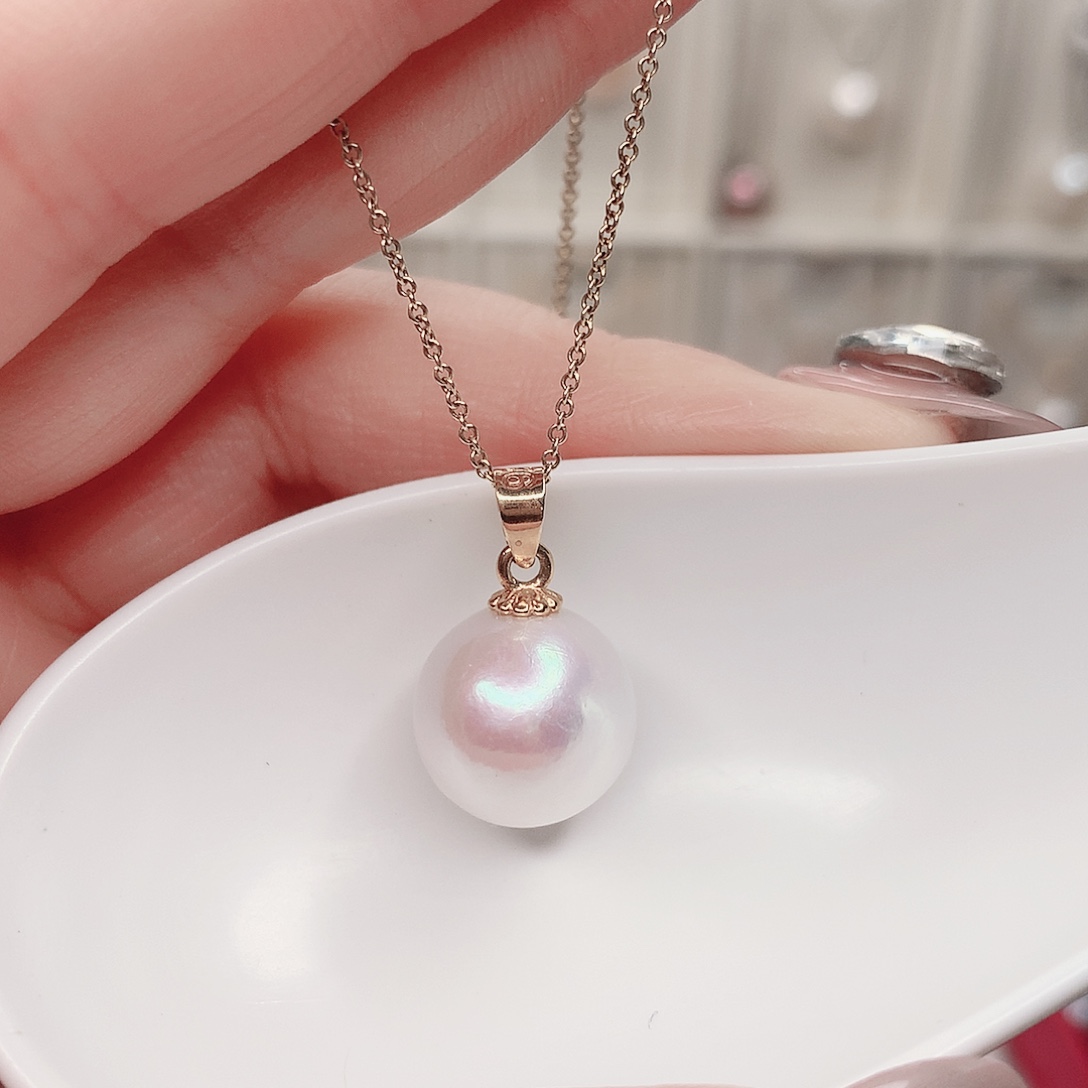 淡水珍珠吊坠(赠链)合金