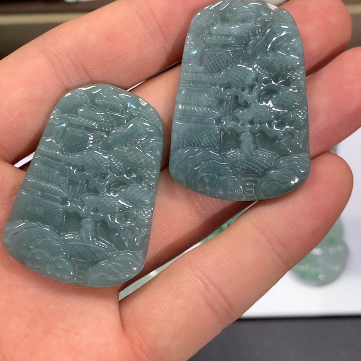 翡翠裸石多样性发货发其一