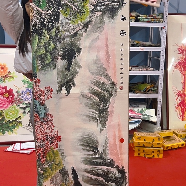 国画老师纯手工作品欣赏