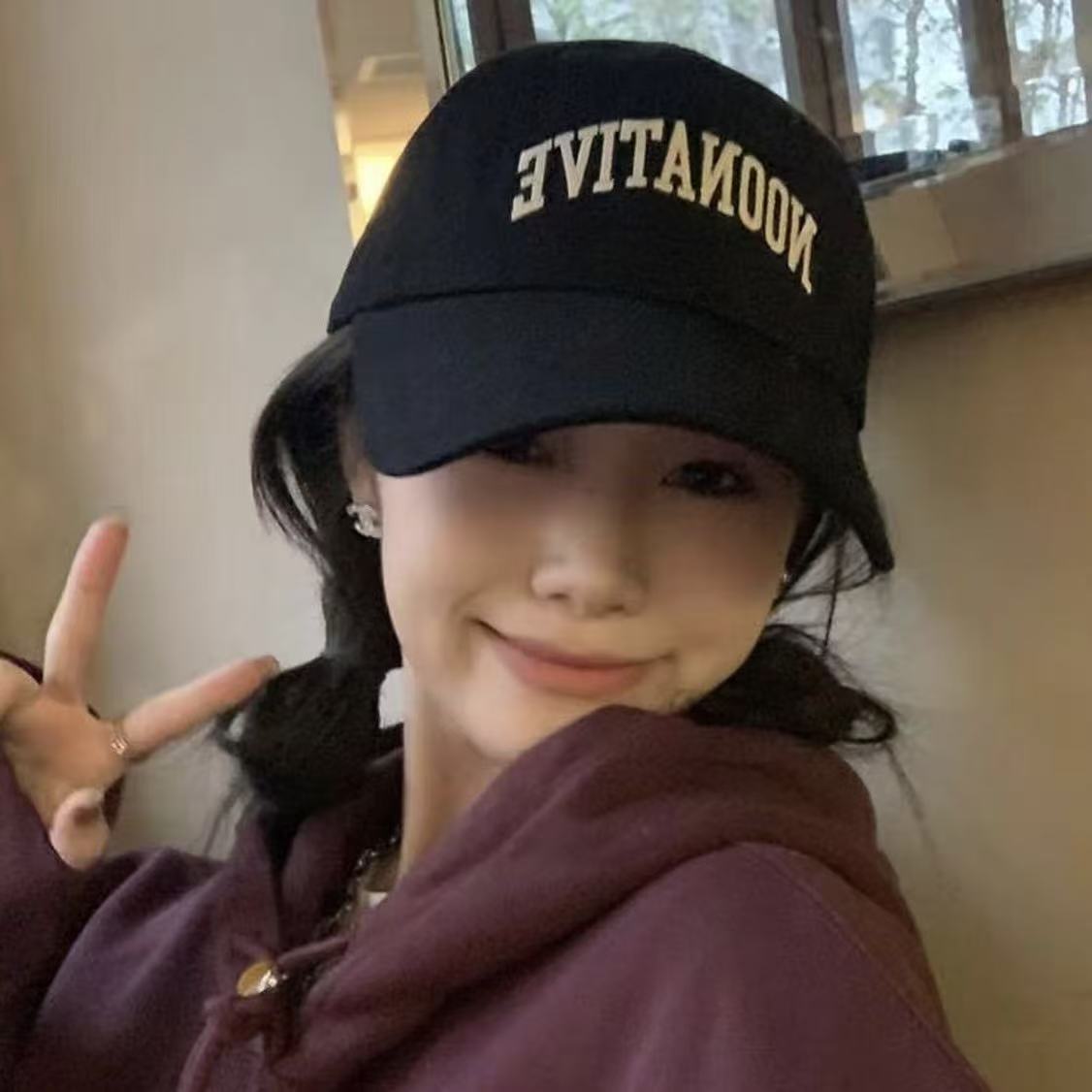 棒球帽帽子流光风春夏情侣棒球帽百搭韩版夏季遮阳帽网红时尚休闲