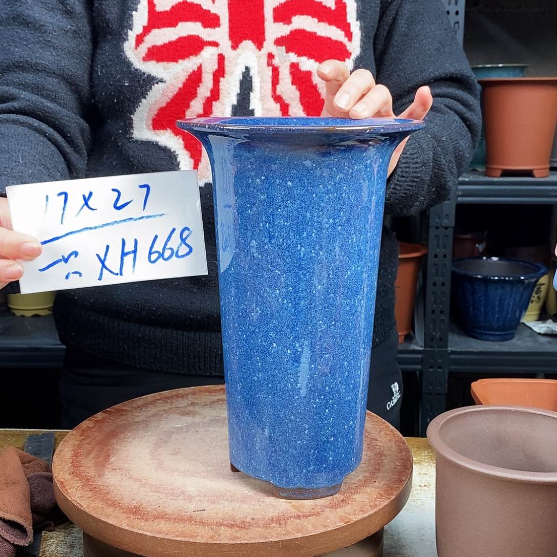 紫砂一只紫砂花盆XH668