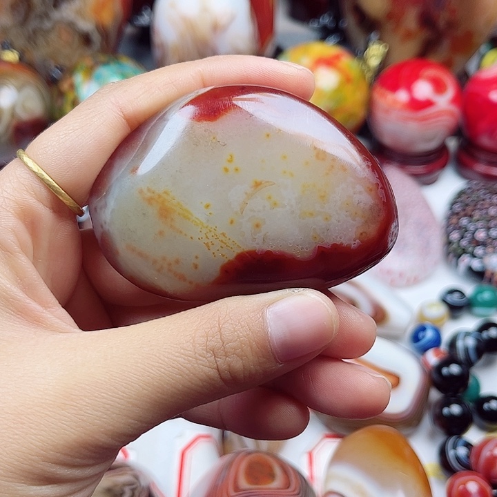 玛瑙/玉髓未镶嵌珠宝奇石