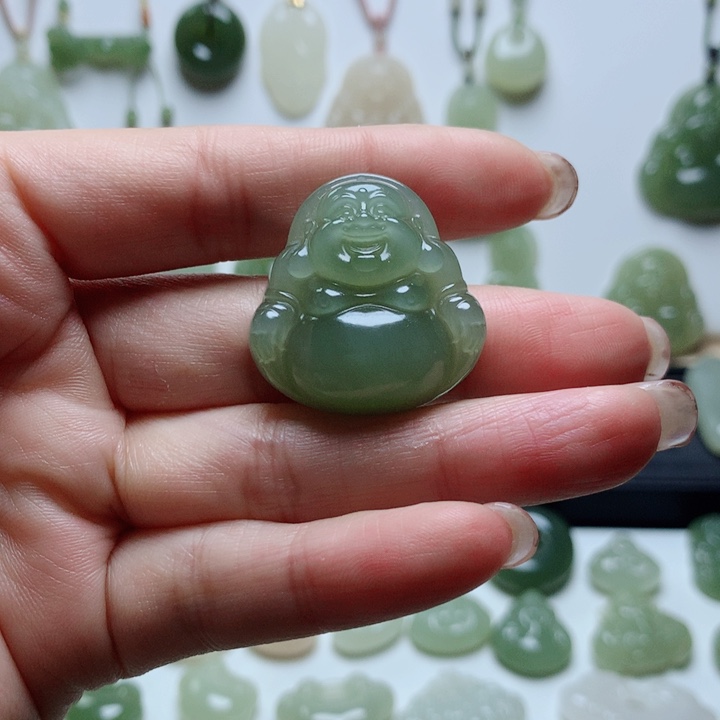 和田玉吊坠未镶嵌—**1