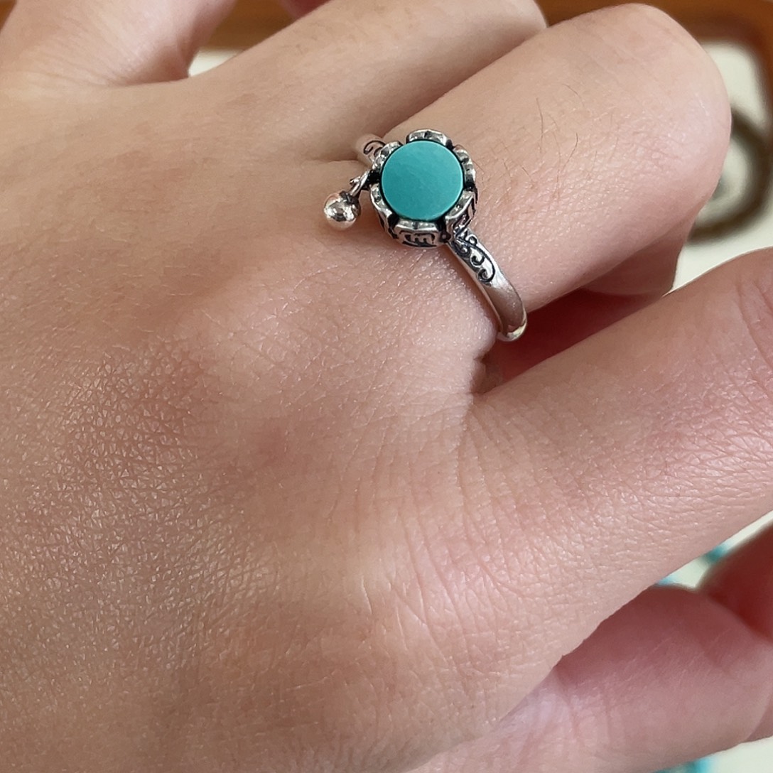 绿松石银S925镶嵌配饰