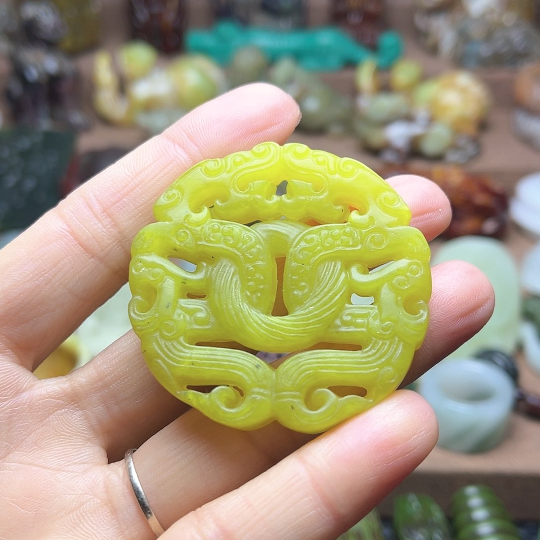 白玉菩提吊坠9。。