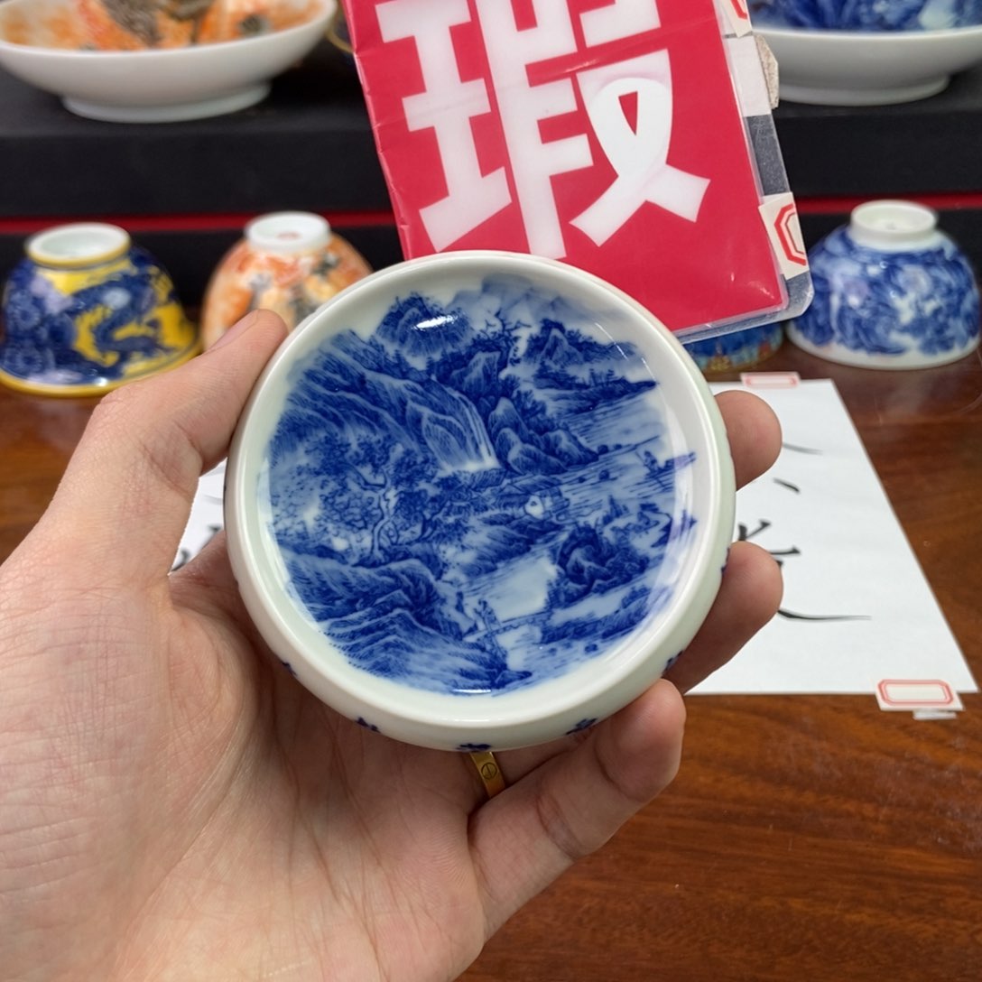 杯景德镇手绘陶瓷艺术