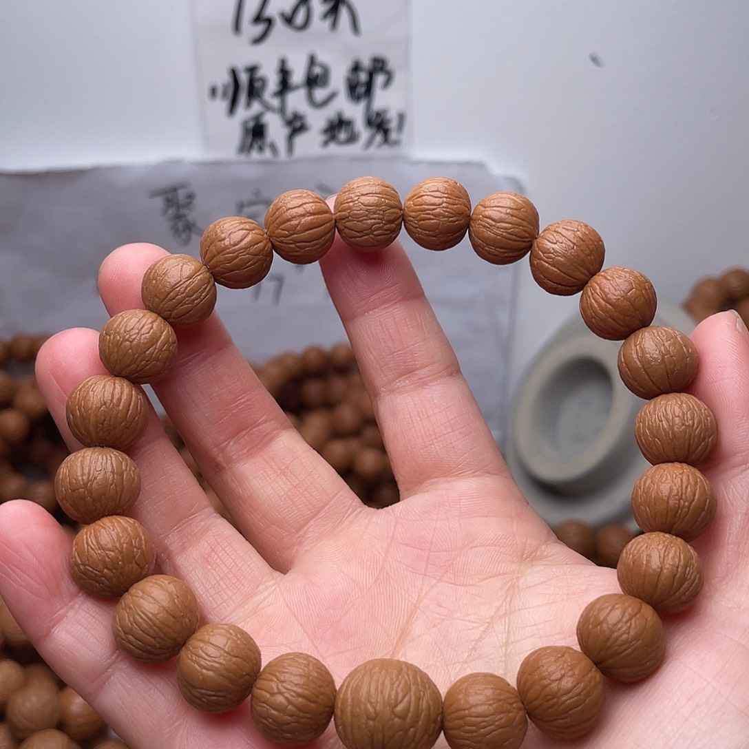 野***子猴头核桃手串精品风羽手持