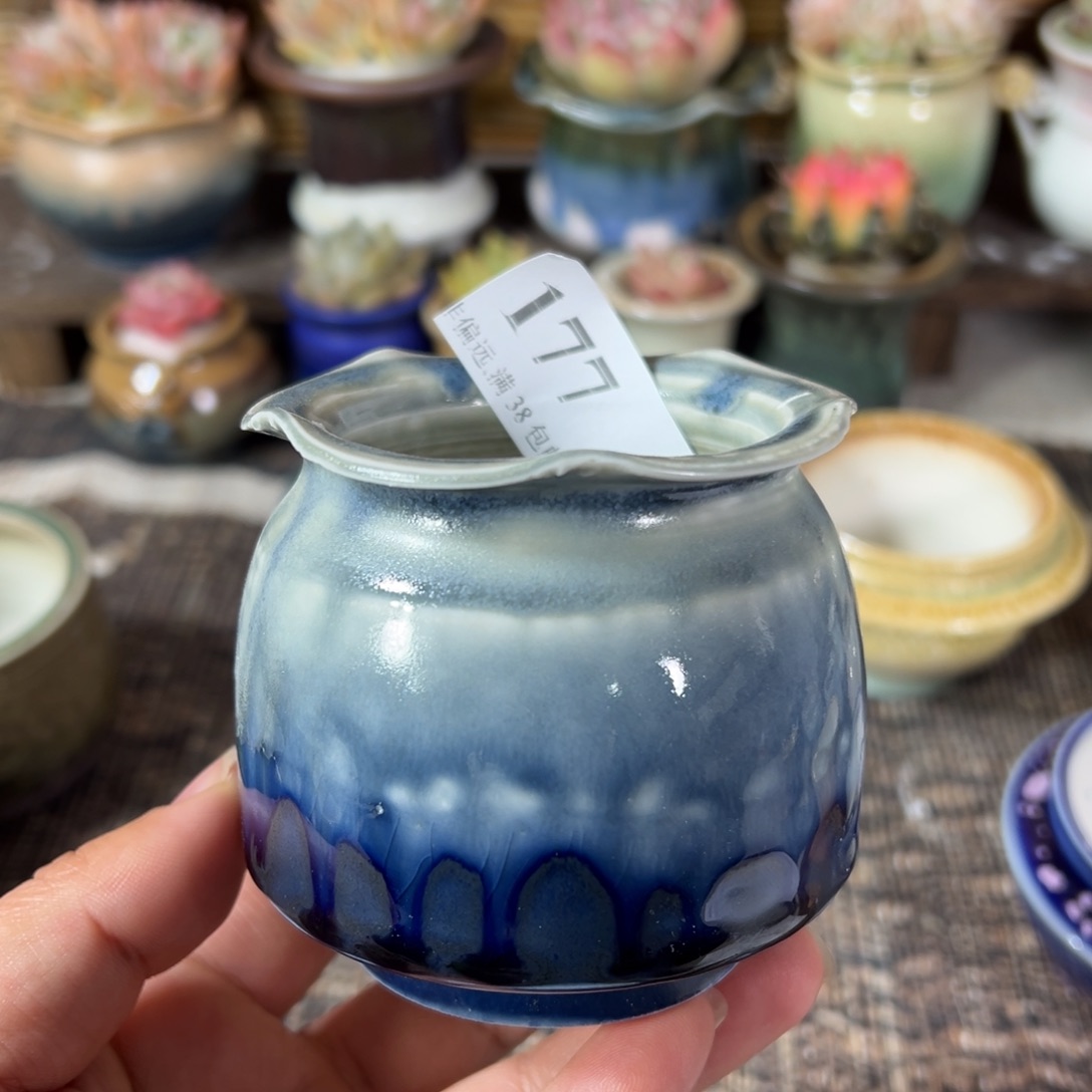 红陶景德镇手工花盆