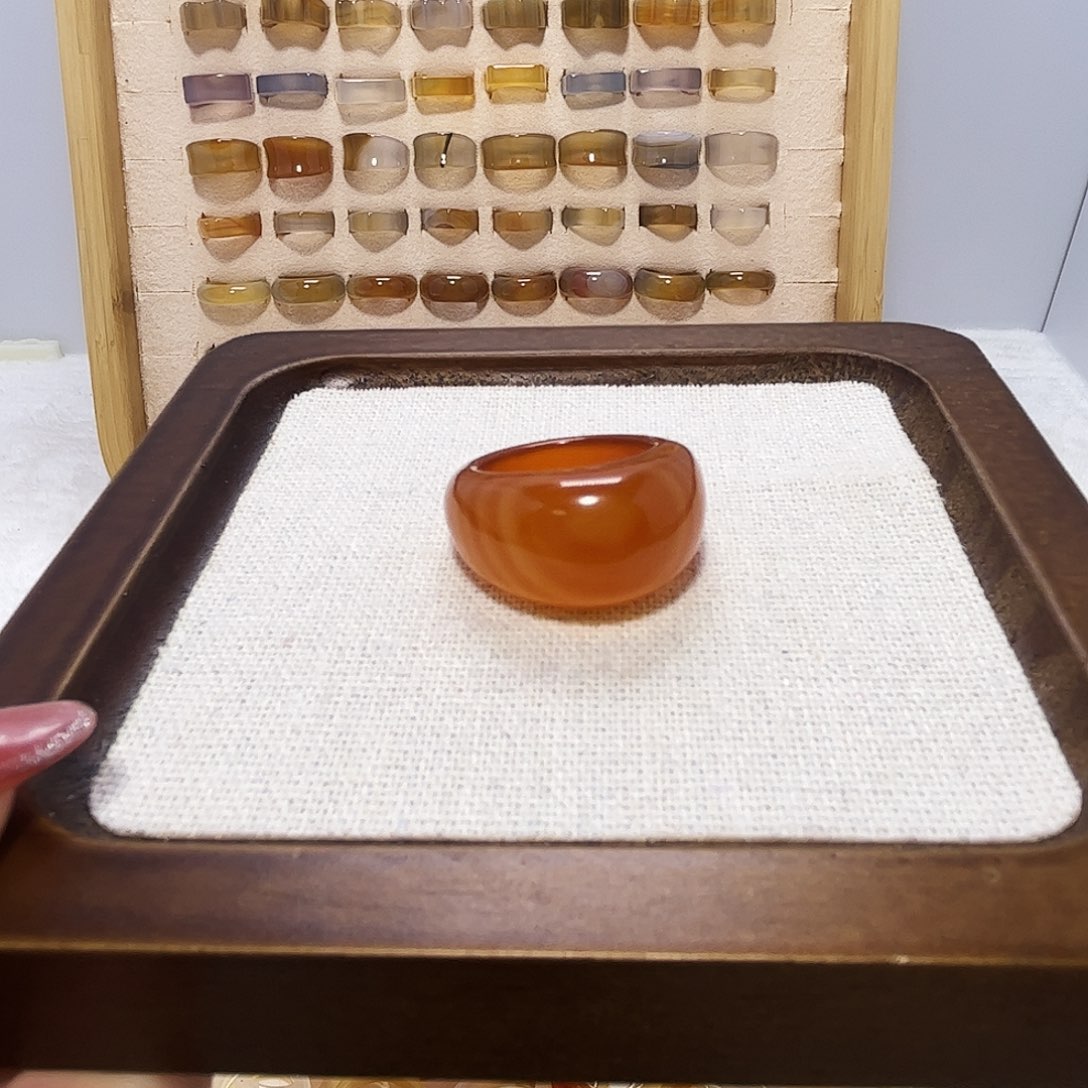 玛瑙/玉髓未镶嵌戒指518港19