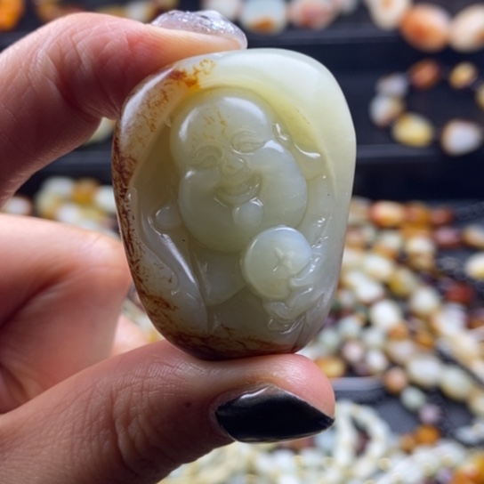 和田玉颈饰未镶嵌