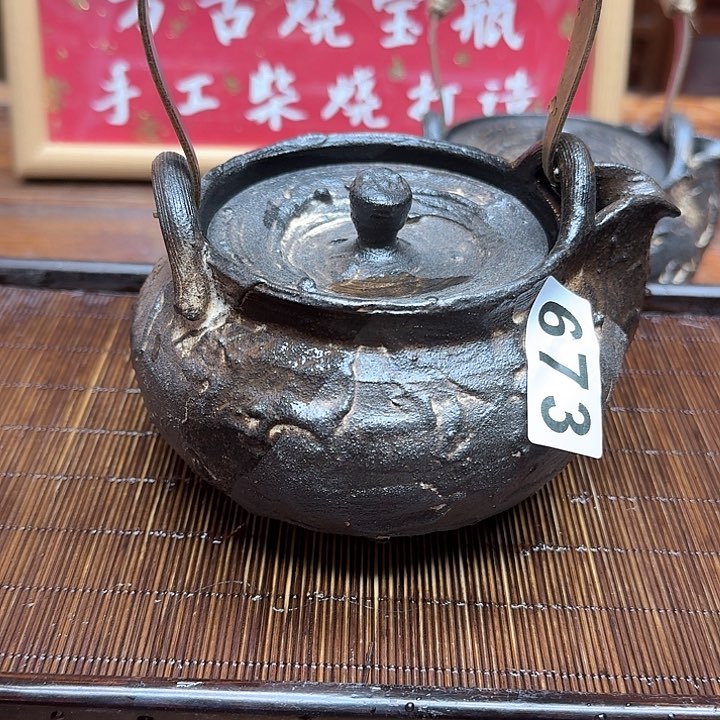 纯手工制作粗陶茶具