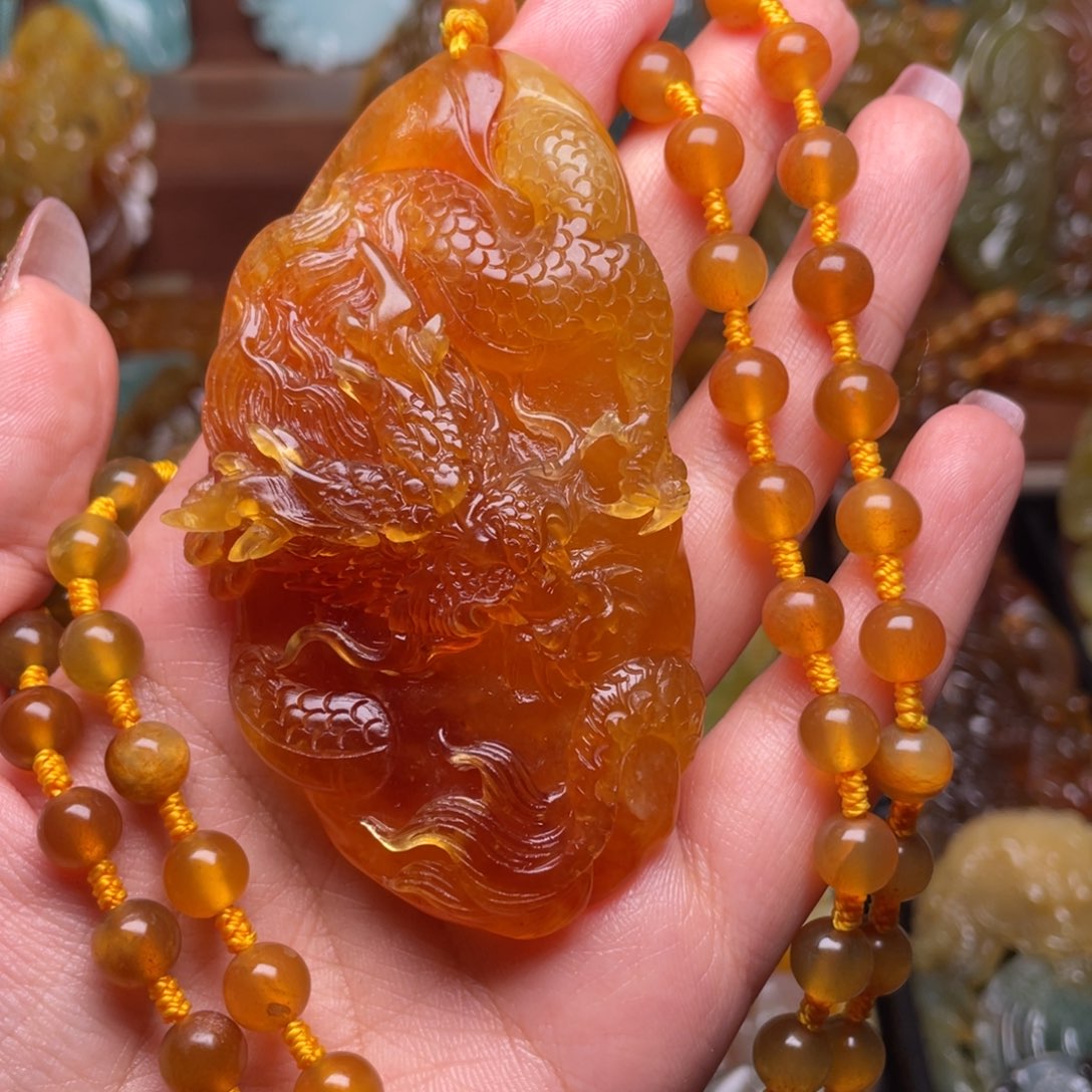 蛇纹石玉颈饰未镶嵌阿*