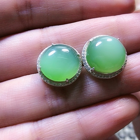 和田玉挂件银S925镶嵌