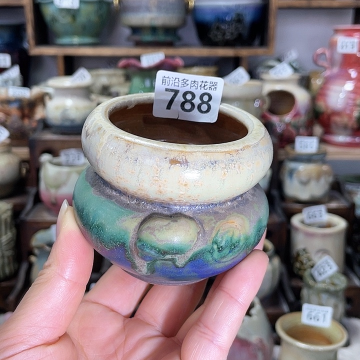 红陶内口径6高度7