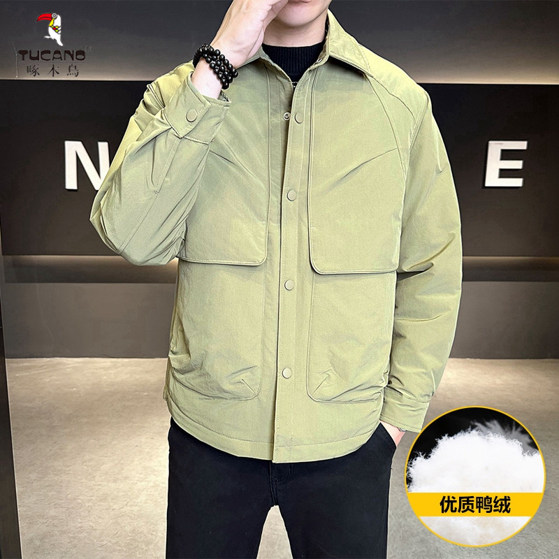 TUCANO/啄木鳥保暖男士秋冬短款鸭绒百搭韩版秋季宽松羽绒服外套