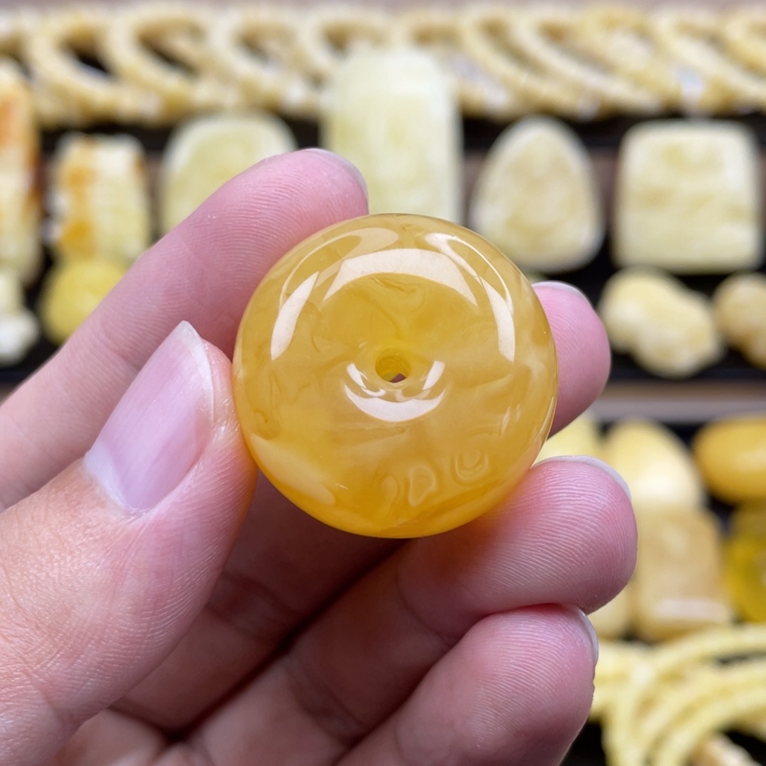 裸石琥珀未镶嵌琥珀蜜蜡