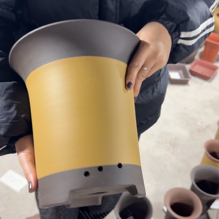 紫砂花盆紫砂花盆口径23/25