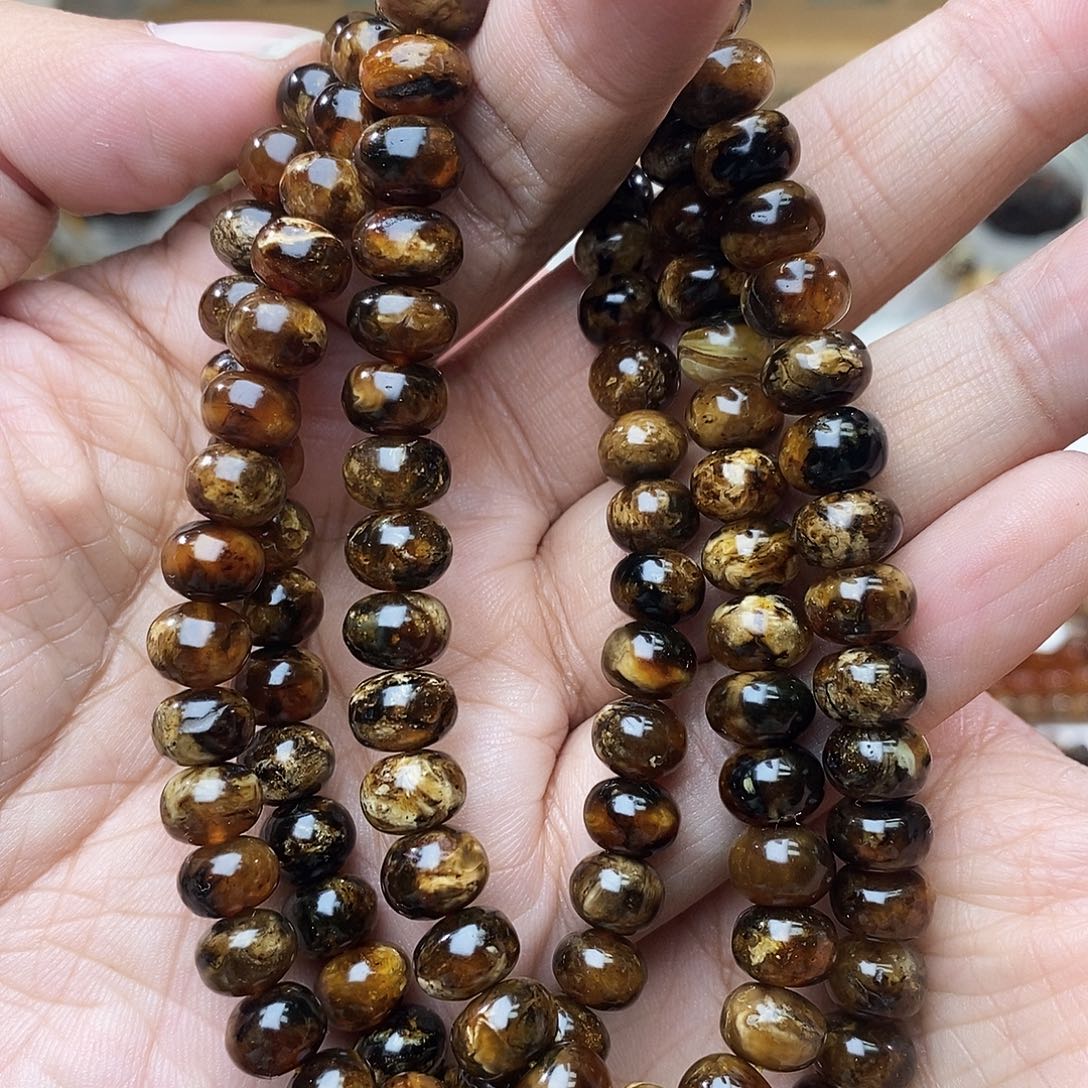 琥珀未镶嵌手链8蜜蜡