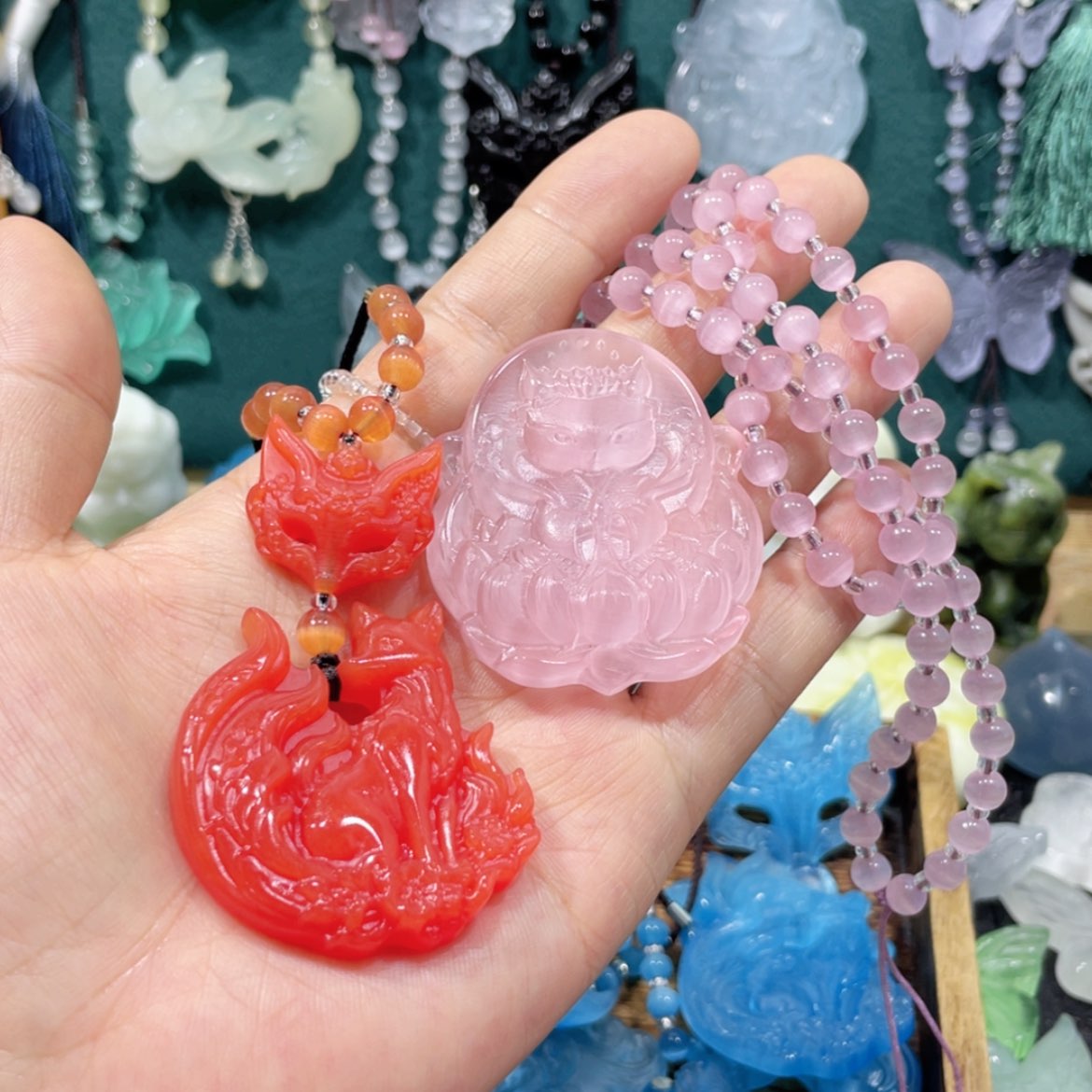 【闪购商品】未镶嵌岫玉颈饰默****宠72项链