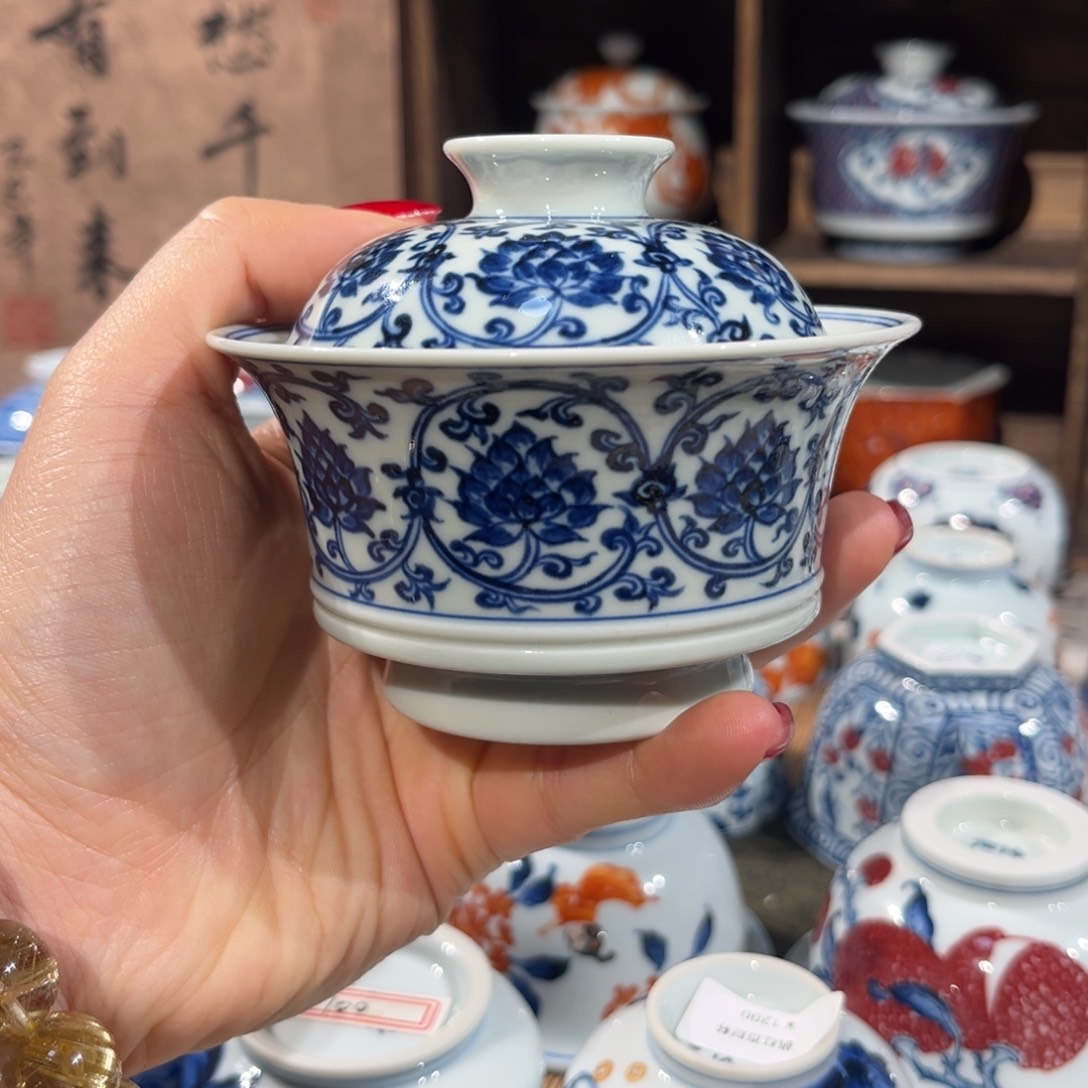 杯子陶景德镇陶瓷主人杯