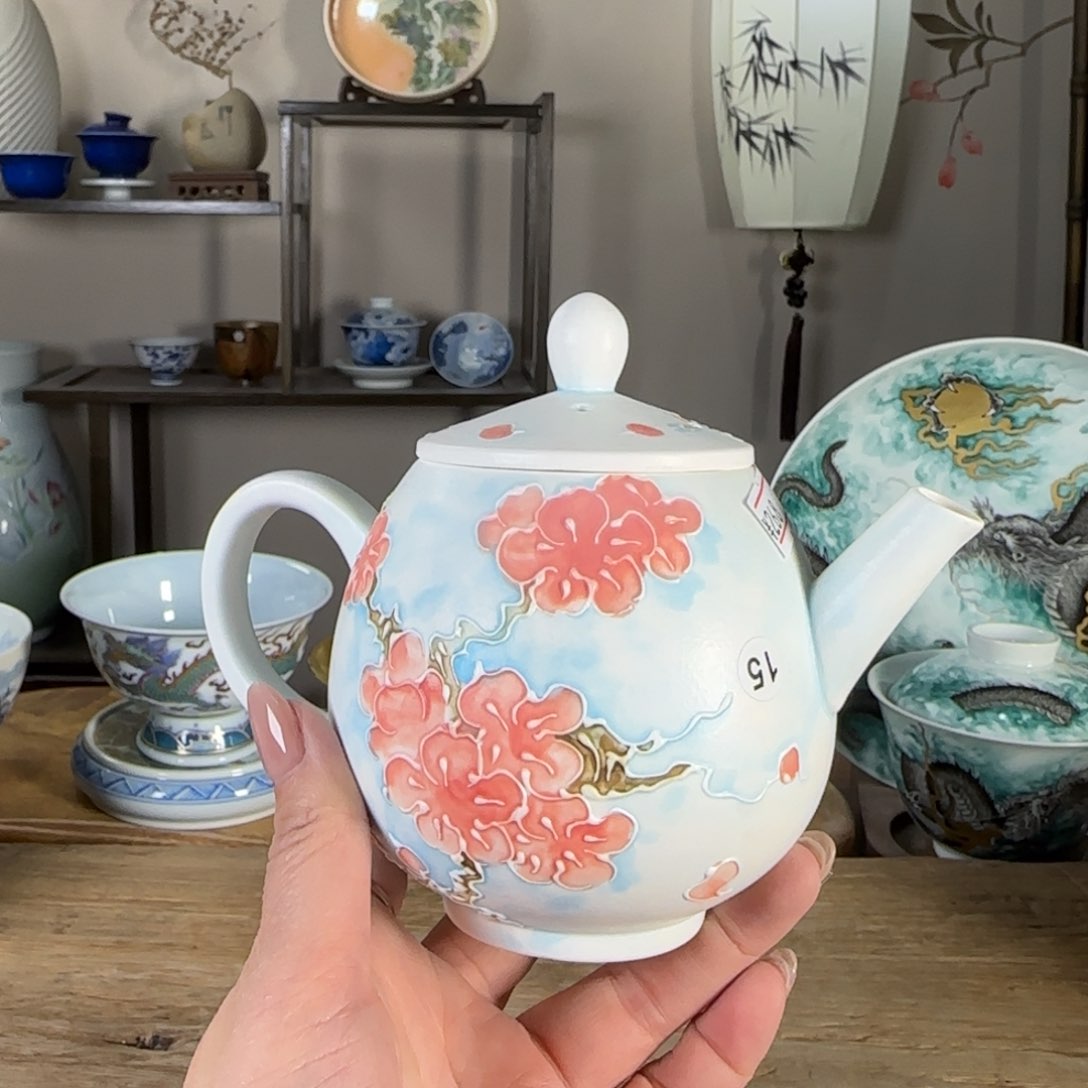 杯景德镇陶瓷柴烧多人