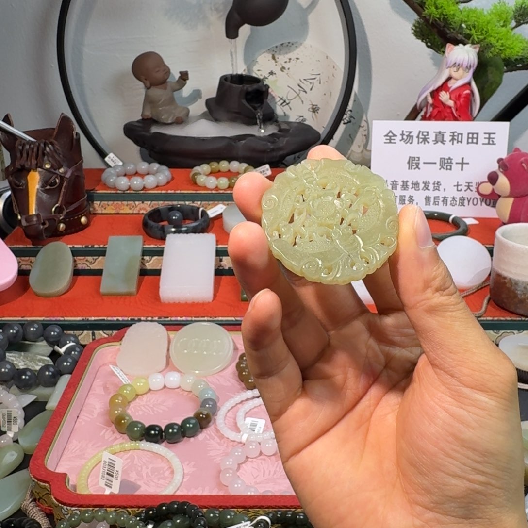 和田玉手串未镶嵌