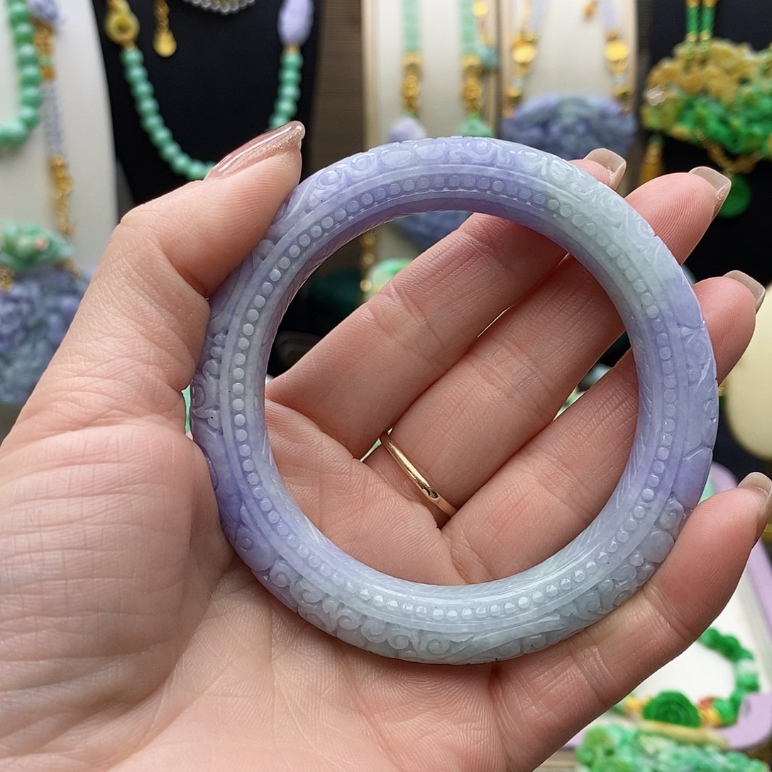 翡翠耳饰未镶嵌天然