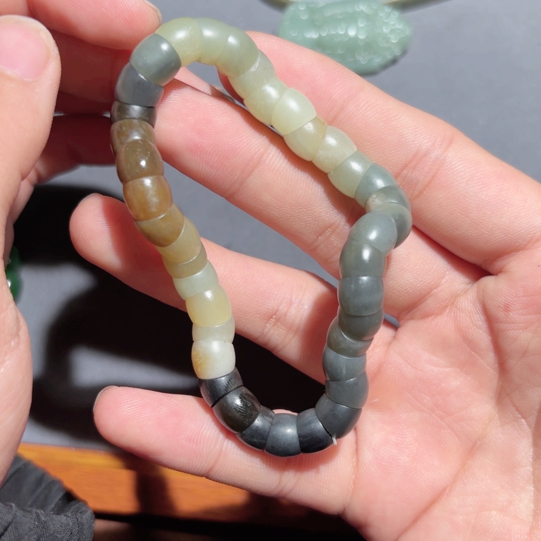 和田玉手链未镶嵌