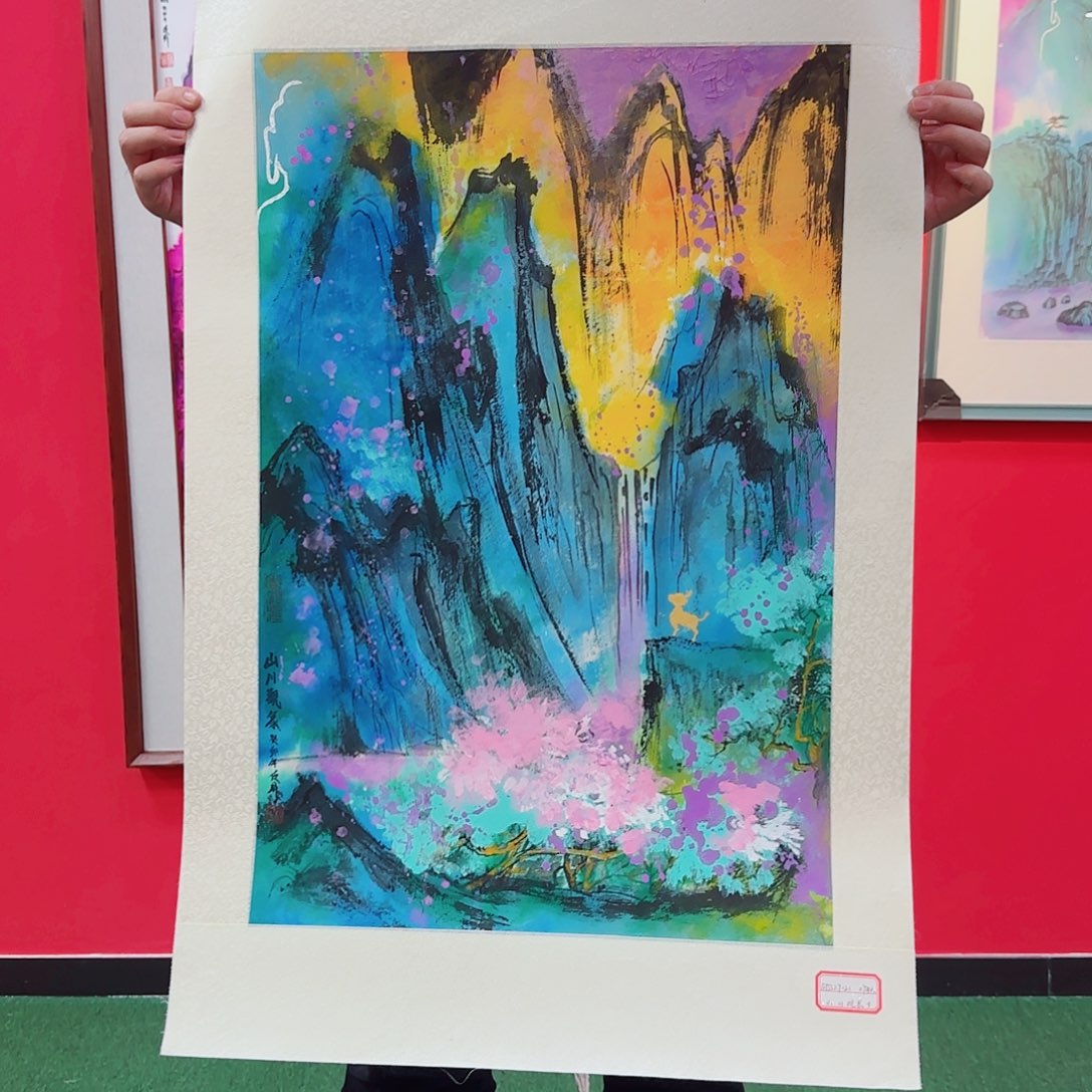 国画艺术家的作品