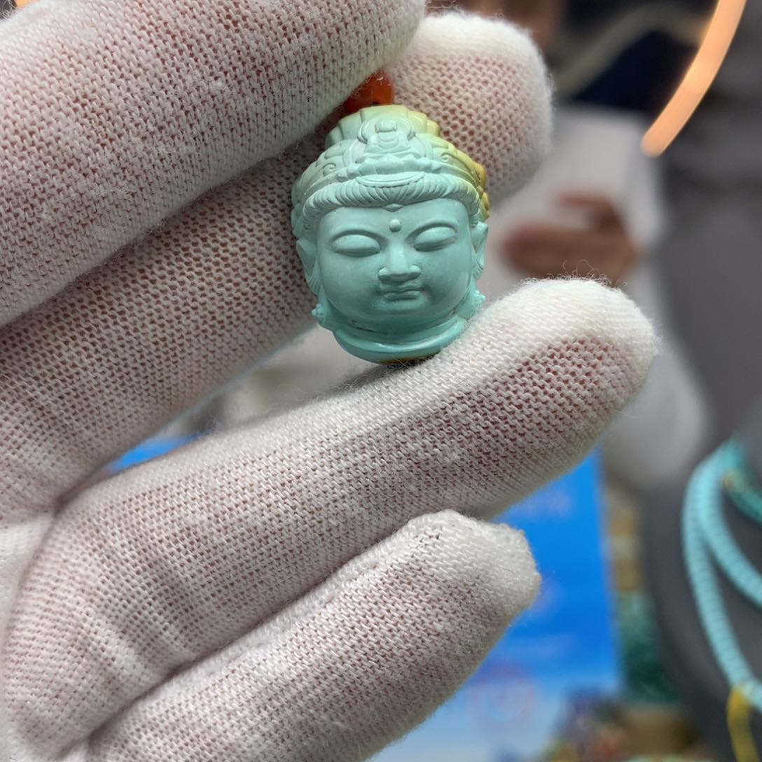 绿松石挂件未镶嵌