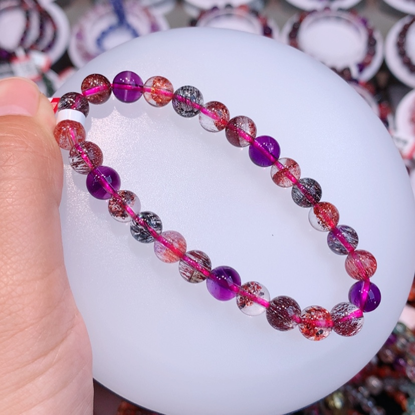 【闪购商品】水晶手链未镶嵌橘*橙水晶手链