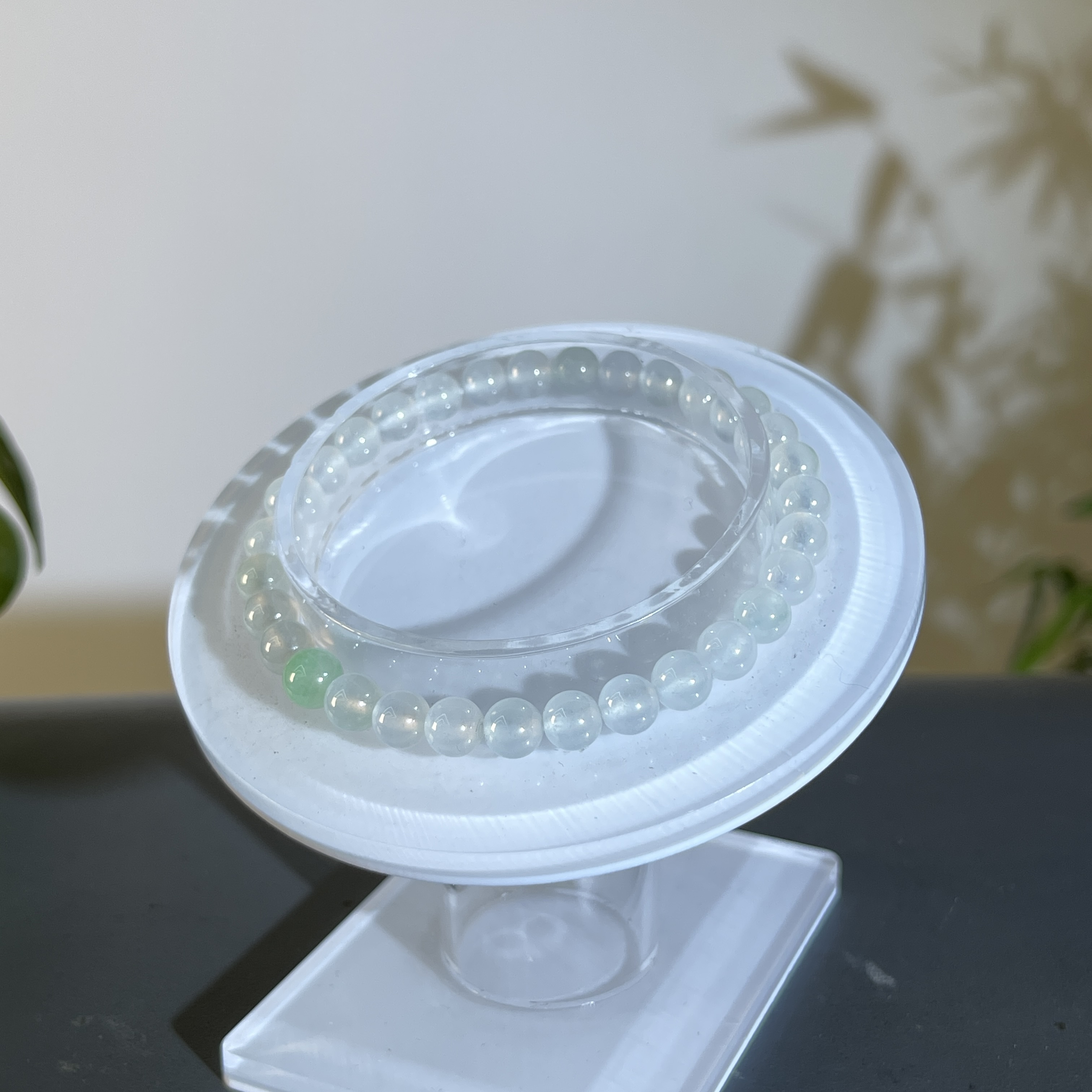 JTA23-122  天然缅甸翡翠A货 翡翠手串