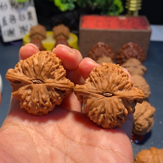 文玩核桃把件文玩南疆石43尺888
