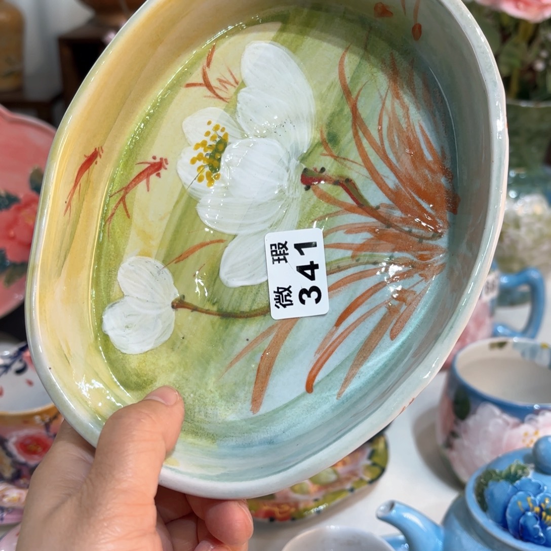 景德镇手绘高温釉下彩陶瓷茶具