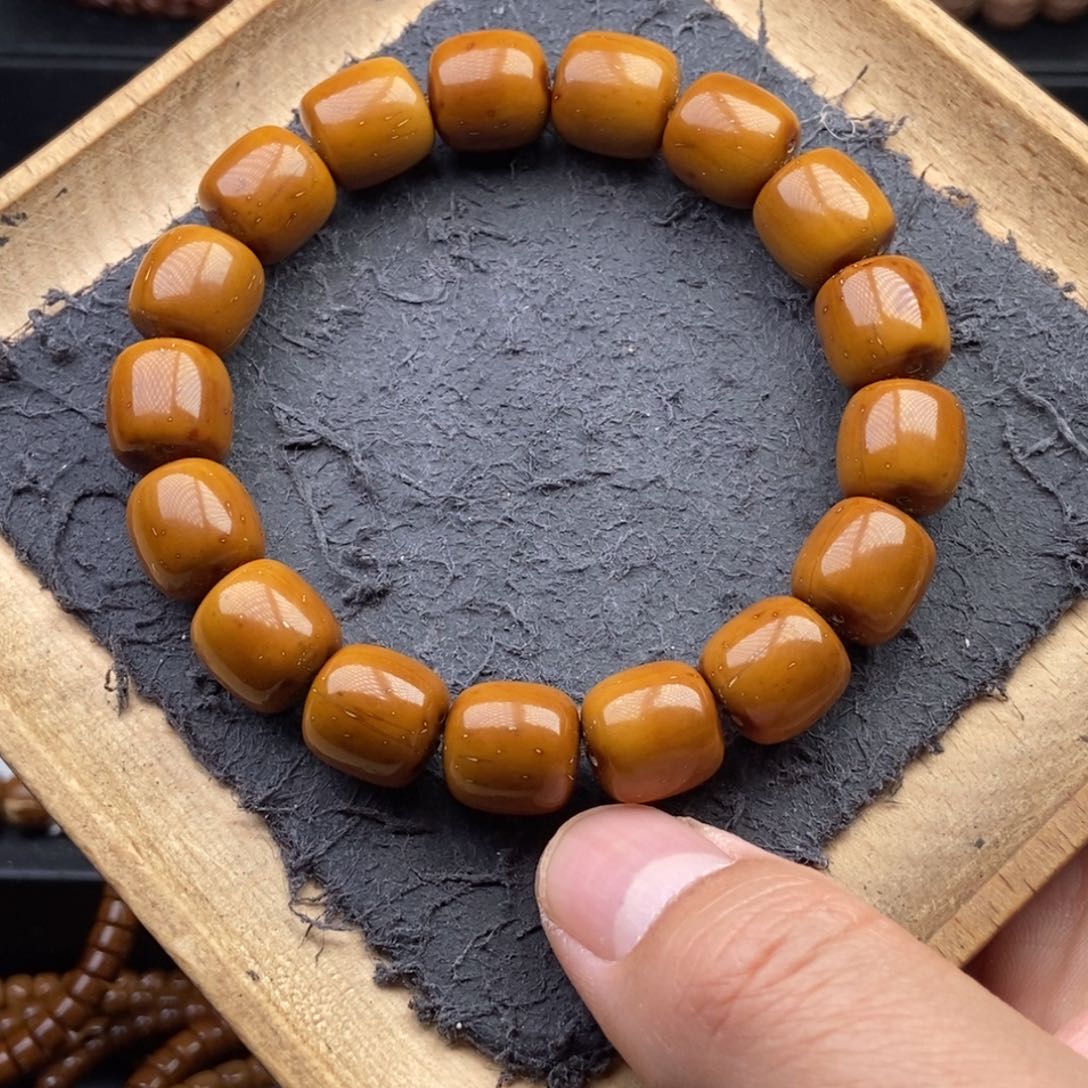 紫金鼠手串12.7mm天花板纯手工