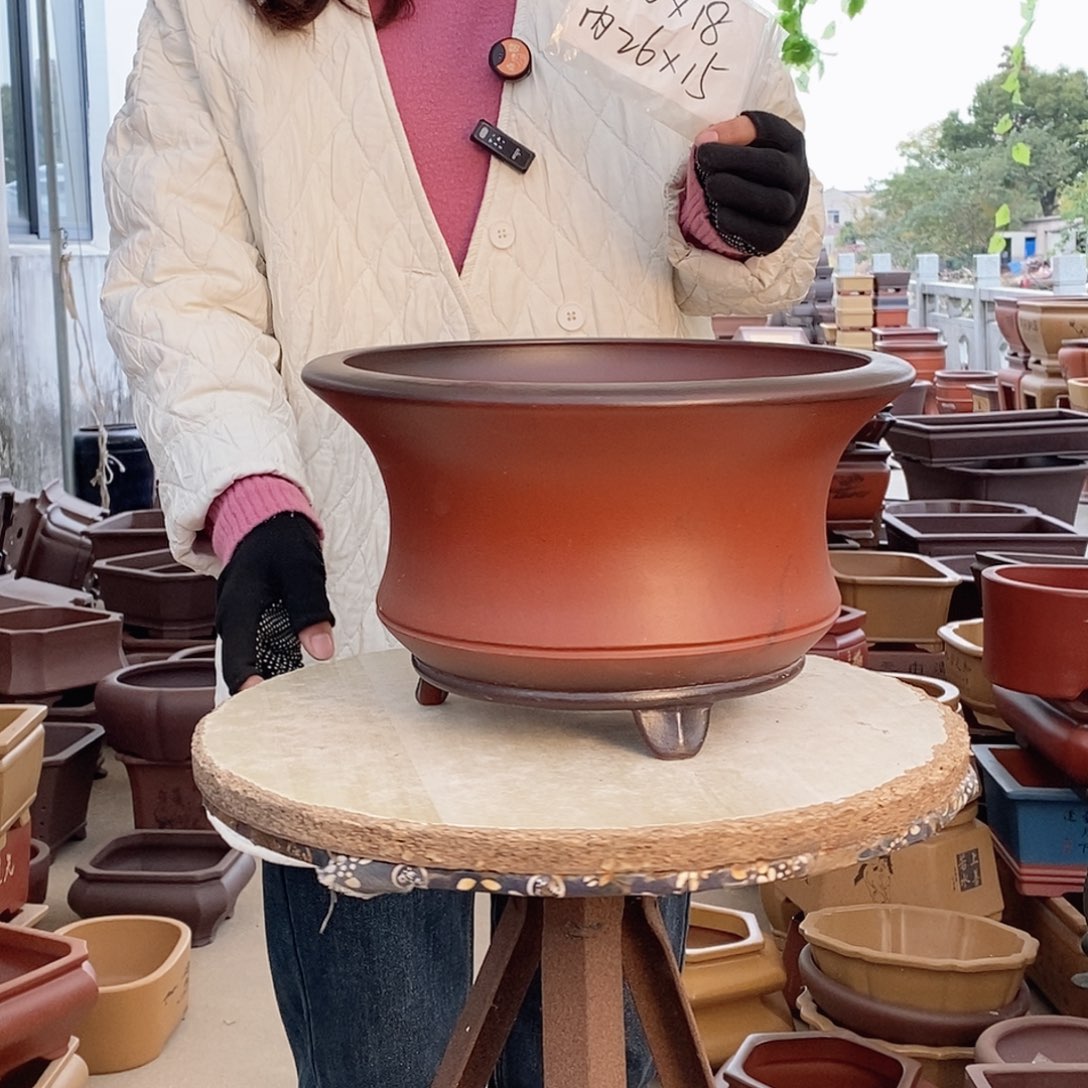 紫砂花盆紫砂花盆