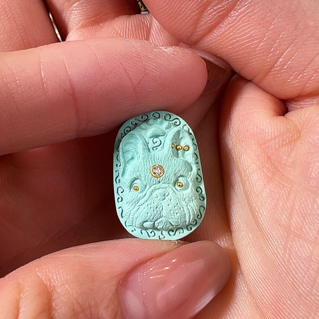 绿松石配件未镶嵌配件