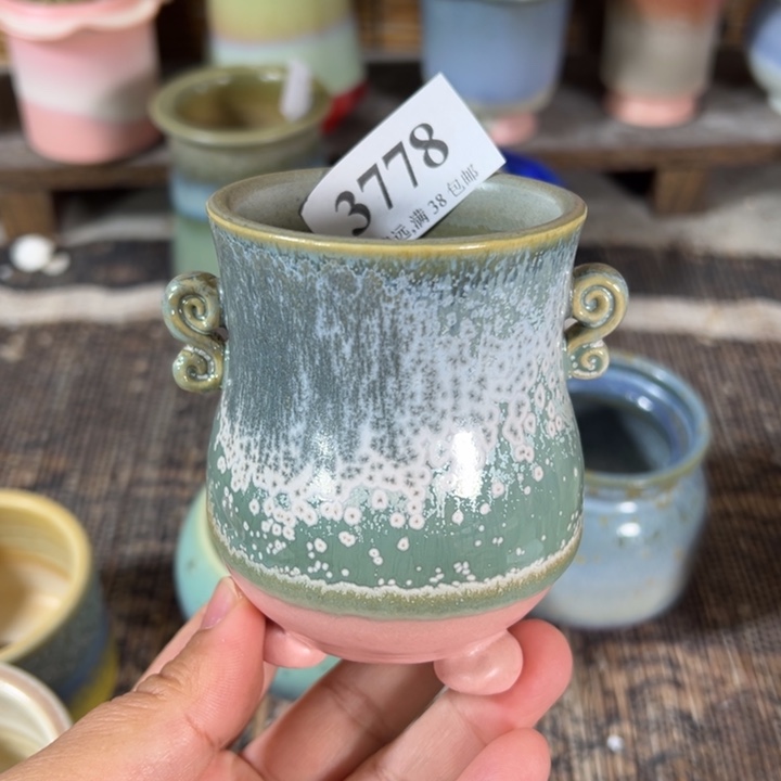 口5高8 手工花盆满30包邮