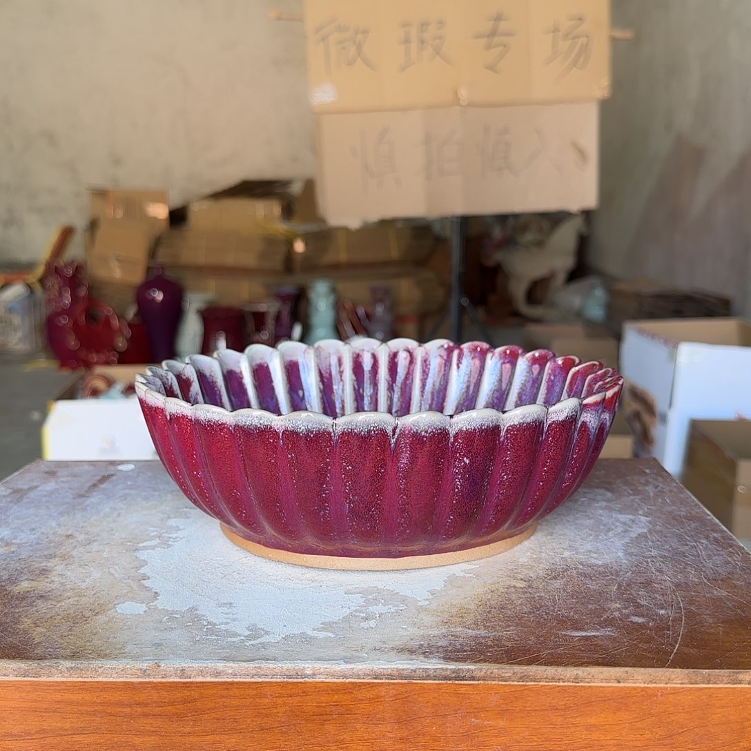 摆件郑家钧窑摆件微