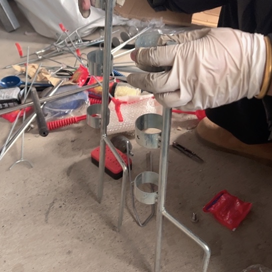 带地插双圈支架（配粉螺丝）