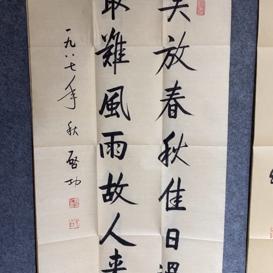 安*启老师的字体画面